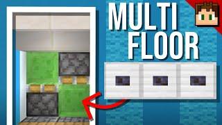 The MULTI FLOOR ELEVATOR Minecraft Bedrock 1.21 Tutorial