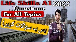 Questions For All Topics  IELTS Life Skills A1 Speaking  2022  By TFLS