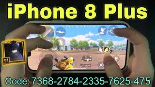 New Conqueror 5 Finger FASTER PLAYER Setting+Control CODE  Daxua iPhone 8 Plus PUBG BGMI