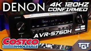 JUST RELEASED at Costco  Denon AVR-S760H Budget 4K 120Hz HDMI 2.1 ATMOS Receiver  TESTED WITH PS5