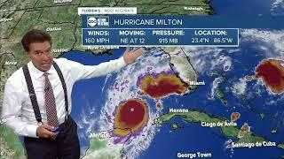 Tracking Milton  Still a powerful Category 5 Hurricane as it approaches Florida