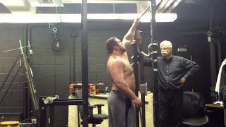Back rehab Brian Carroll with Dr. Stuart McGill - McGill pull-up with maximum Neural drive