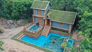  Full Video  Building Jungle Villa and Swimming Pool With Décor Private Living Room