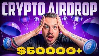I Made $50000 With Crypto Airdrops?  EARN ON AIRDROP 