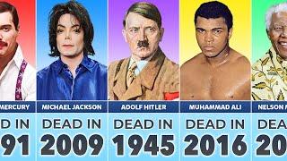 The Most Famous Male Death Every Year 1945-2024