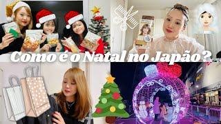 VLOG 47 NATAL NO JAPÃO CORTANDO E PINTANDO O CABELO EM CASA COMPRAS FASHION PROVANDO SNACKS