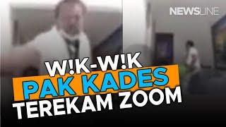 Efek Gaptek  Wiiik-Wiiikan Pak Kades Bareng Sekretaris Jadi Ajang Nobar di Meeting Zoom