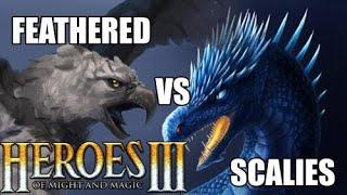 Featherly beings VS Scally ones  100 weeks growth  Heroes of Might and Magic 3 HotA #HoMM3