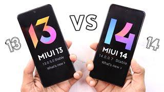 MIUI 14 vs MIUI 13 Update  MIUI 13 vs MIUI 14
