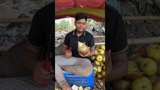 Amazing  Ice Apple  Palm Fruit Cutting Skills - Street Food #shorts
