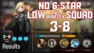 【明日方舟Arknights】3-8 - Low Lvl-Rarity Squad - Arknights Strategy