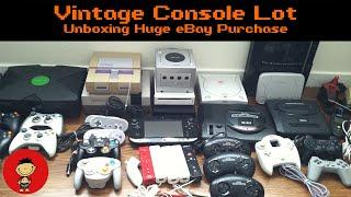 Unboxing Huge Video Game Console Lot from eBay