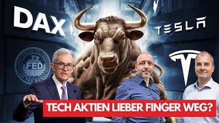 FED Sitzung- wir sind vorsichtig  Tesla  CAC 40  Bitcoin  DAX