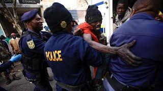 Chaos as All illegal Foreigners Runaway from the Police  #anc #zuma