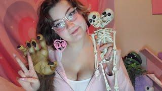 ASMR with Halloween Decorations 