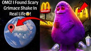 I Found Very Scary Grimace Shake In Real Life On Google Earth And Google Maps 