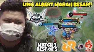 ALBERT MARAH BESAR DI BALAS LANGSUNG DI MATCH INI PAKE LING Emang IDOL SIH LINGNYA MATCH 3