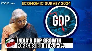 Economic Survey 2024 Indias GDP Growth Forecasted at 6.5-7% RBI Projects 4.5% Inflation for FY25