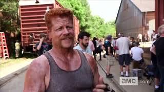 The Walking Dead Season 5 - Escape from being BBQ at Terminus - Behind the scenes Look