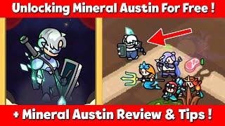 Unlocking Mineral Austin For Free + Review & Tips In Rumble Heroes