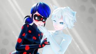 【MMD Miraculous】Duet Transformations Miss Fortune & Cat Blanc FANMADE【60fps】