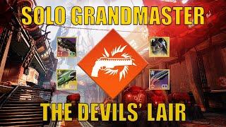 Solo The Devils Lair Grandmaster Nightfall Platinum 1527 Solar Hunter Destiny 2