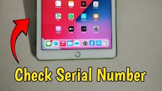 How To Check Serial Number iPhoneiPad