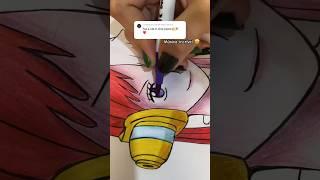 •Draw Uta One Piece ️song@zekkymeirelles  #shorts #drawing #art #onepiece