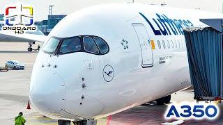 TRIP REPORT  First Time on Lufthansa A350  Dubai to Munich  Lufthansa Airbus A350