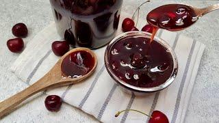 طرز تهیه مربای آلبالو خانگی  How To Make Sour Cherry Jam  Homemade Jam