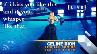 LYRICS ITS ALL COMING BACK TO ME NOW Celine Dion Momentum Live MNL 8K