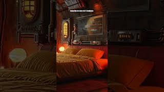 Steampunk Style Bedroom #sciencefiction #scifi #steampunk