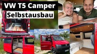 VW Bulli T5 Selbstausbau Camper Roomtour  T5 Camper Ausbau  Campervan  Vanlife  Umbau Kastenwagen