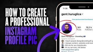 How to create a professional Instagram Profile picture in Canva