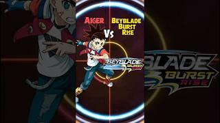 Whos Strongest ? Aiger vs All Bladers Of Beyblade Burst Rise#shorts CONTENT FOR 13+