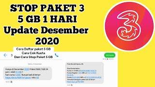 Cara Stop Paket tri 5gb 5000 Terbaru