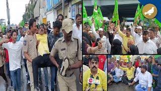 AIMIM protest against CM Revanth reddy over HYDRAA demolition on Musi river bed