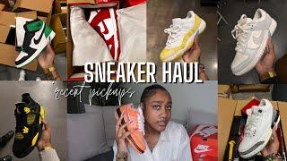 SNEAKER HAUL 2023  *recent pickups Dunks Jordans New Balance & more*