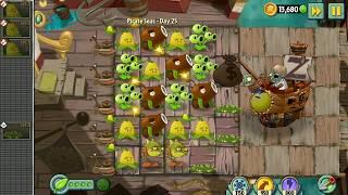 plants vs zombies 2 pirate seas day 25