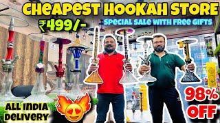 Cheapest Hookah Market in Delhi  Branded Hookah at Lowest Prices in Delhi  #hookah Market in Delhi