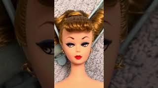 RESTORING A 1959 ORIGINAL BARBIE DOLL COMPARING VINTAGE BARBIE TO 1994 REPRODUCTION BARBIE