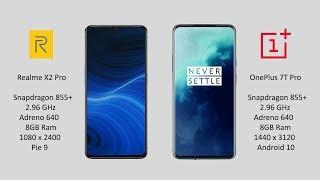 Realme X2 Pro vs OnePlus 7T Pro Antutu Benchmark