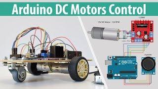 Arduino DC Motor Control Tutorial - L298N  H-Bridge  PWM  Robot Car