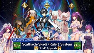 【FGO】6CE Double Summer Scáthach-Skadi Ruler System