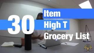 30 Foods for High Testosterone Grocery List