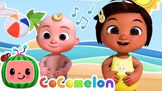 Ninas Belly Button Beach Dance  Ninas Familia  CoComelon Nursery Rhymes & Kids Songs