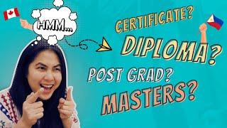 WHAT PROGRAM SHOULD I TAKE FOR 2022 Post Grad Diploma or Masters  International students in Canada