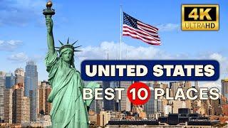 TOP 10 USA TRAVEL DESTINATIONS  Travel Guide  4K