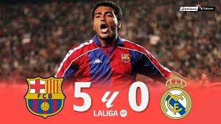 Barcelona 5 x 0 Real Madrid Romário Hat-Trick ● La Liga 9394 Extended Goals & Highlights HD