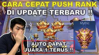 CARA CEPAT PUSH RANK DI UPDATE TERBARU  AUTO DAPAT JUARA 1 TERUS  COMBO MAGIC CHESS TERKUAT 2024